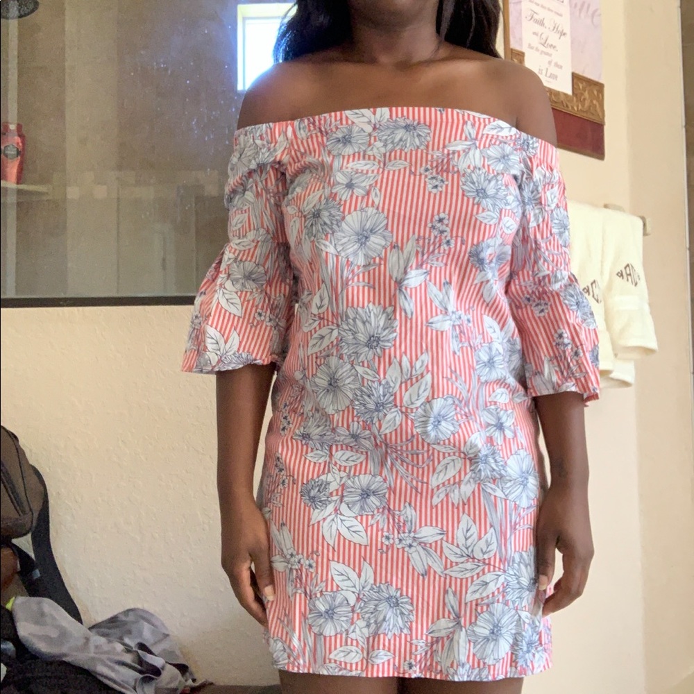 Off the shoulder dress